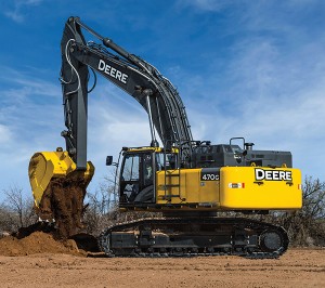 John Deere's 470G LC excavator