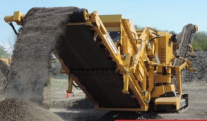 The 4043TR recirculating impact crusher