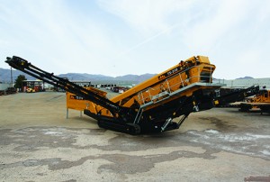 IRock releases the TS 518 mobile screening plant at ConExpo-Con/Agg. Photo courtesy of IRock Crushers