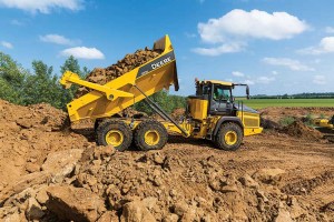 John Deere's 310E ADT. Photo courtesy of John Deere.