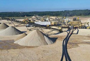 Anderson Columbia’s Tejas Quarry is located in New Braunfels, Texas, between Cemex and Lehigh Hanson sites. Photos courtesy of Dave McLaughlin