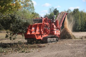 Morbark's 3400XT Wood Hog horizontal grinder. Photo courtesy of Morbark.
