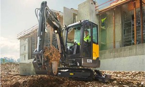 The EC27D excavator. Photo courtesy of Volvo.