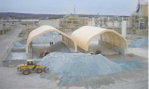 ClearSpan structures in Granvilla, Ohio. Photo courtesy of CleanSpan. 