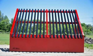 The new heavy-duty Pitbull PB148 Static Grizzly from Lake Erie Portable Screeners includes features to allow simple bar removal or adjustments as well as transportability. Photo courtesy of Lake Erie Portable Screeners 