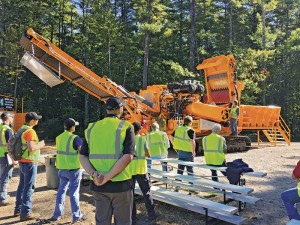 Live equipment demonstrations and workshops were part of CBI’s event in New Hampshire.