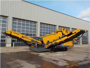 The SR124 mobile screener from Barford Equipment. Photo courtesy of Barford Equipment.