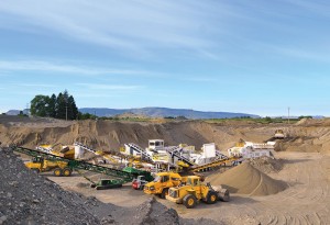 Safety around crushers starts by providing effective signage, keeping the site clean and walking it each day. Photo courtesy of Kevin Bohanon