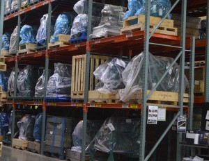 Volvo Group’s Central Parts Distribution Center in Byhalia, Mississippi, contains roughly 70,000 SKUs. Photo by Kevin Yanik.