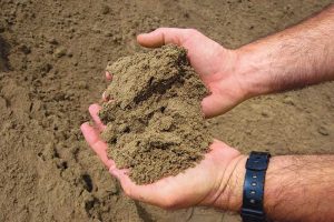 First-quarter 2018 aggregate production was down, as normal. Photo courtesy of Superior Industries.