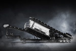 The Tyler F-Class portable plant includes several new technologies to improve setup time and extend equipment longevity in quarry and mining operations. 