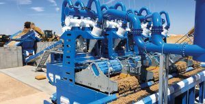 A number of frac sand plants are currently operational in Texas, and more are either in the design or building stages. Photo courtesy of CDE.