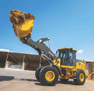 The John Deere 544L L-Series Wheel Loader. Photo courtesy of John Deere. 