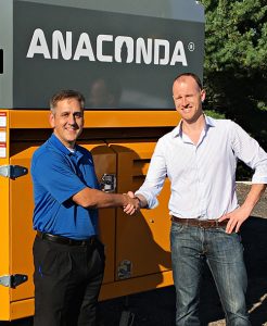 Sean McLanahan, left, with Alistair Forsyth. Photo courtesy of McLanahan Corp.