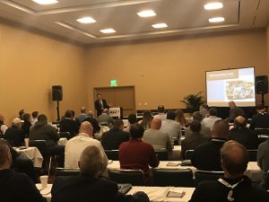 Forbes publisher Rich Karlagaard offered insight on how the aggregate industry can approach hiring and workforce labor. Photo by Zach Mentz.