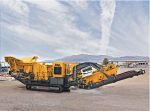 To prepare for tremendous portable plant sales opportunities ahead, IRock Crushers spent the last year hiring key personnel and strengthening its dealer network. Photo courtesy of IRock.