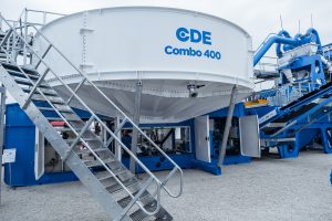 The Combo was designed for single-operator use and ease of access for routine maintenance with its swivel access to the pump, leading to maximum production and prolonged life, the company says. Photo courtesy of CDE.