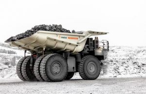 According to Metso, one of its typical truck bodies weighs 20 to 30 percent less than a traditional steel-lined truck body. Photo courtesy of Metso