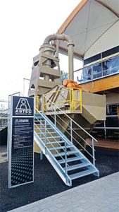 The 9201 is available in portable, semi-portable and stationary configurations. Photo courtesy of KPI-JCI & Astec Mobile Screens