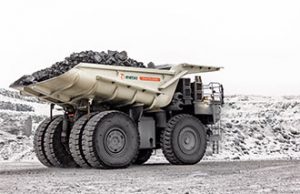 According to Metso, one of its typical truck bodies weighs 20 to 30 percent less than a traditional steel-lined truck body. Photo courtesy of Metso.