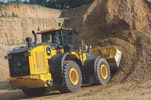 The new L-Class machines are more powerful than the previous models, with an increase of up to 9 percent in horsepower. Photo courtesy of John Deere