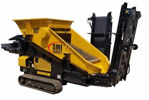 The 90TS screening plant can process up to 90 tph. Photo courtesy of Screen Machine