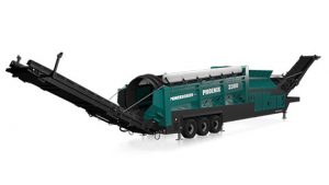 The 3300 trommel machine from Powerscreen. Photo courtesy of Powerscreen.