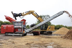 Rotochopper specializes in equipment that transforms waste materials into colored landscape mulch, animal bedding, biomass fuels and compost. Photo courtesy of Rotochopper