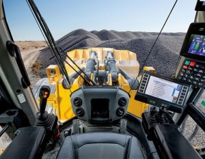John Deere's Payload Weighing System allows operators to weigh as they work, increasing productivity. Photo courtesy of John Deere