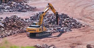 Myrl & Roy’s Paving utilizes a mix of mobile equipment, but Komatsu is certainly prevalent in the company’s fleet. Photo courtesy of Myrl & Roy’s Paving