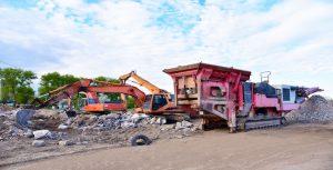 A modern jaw crusher will clear itself automatically with hydraulics that open the crusher to a safe position and allow materials to pass. Photo: Maksim Safaniuk/iStock/Getty Images Plus/Getty Images