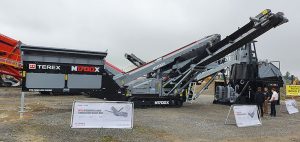 Terex Washing Systems launched its new M1700X mobile washing screen, a redesign of the M1700 and an improvement on the M range. Photo: Terex Washing Systems