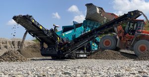 Powerscreen says the Titan 1300 has been tested in a sand and gravel application in Germany. Photo: Powerscreen