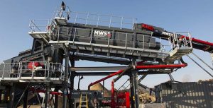 The full plant, including the AggStorm 15XL, was built at Arms Sand Gravel in about a month. Photo: Portable Plants Staff