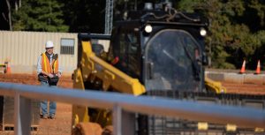Cat 242D3 Skid Steer Loader with console. Photo: Cat