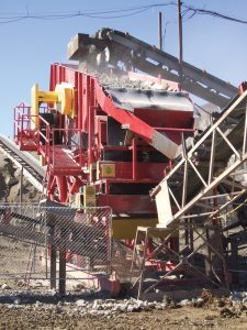 Vibrating screen selection is based on factors such as maximum tons per hour, the gradation of the feed material and the type and weight of material. (Photo: McLanahan Corp.)