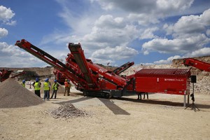Terex Finlay 674 at the company's open day. Photo courtesy of Terex Finlay