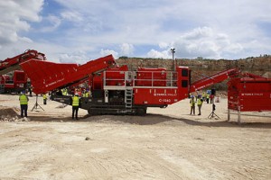 Terex Finlay C-1540 at the company's open day. Photo courtesy of Terex Finlay