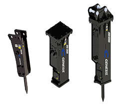 Genesis releases new hydraulic breakers