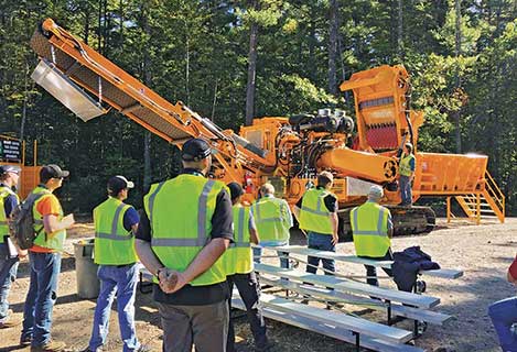 Equipment manufacturers showcase latest portable plants