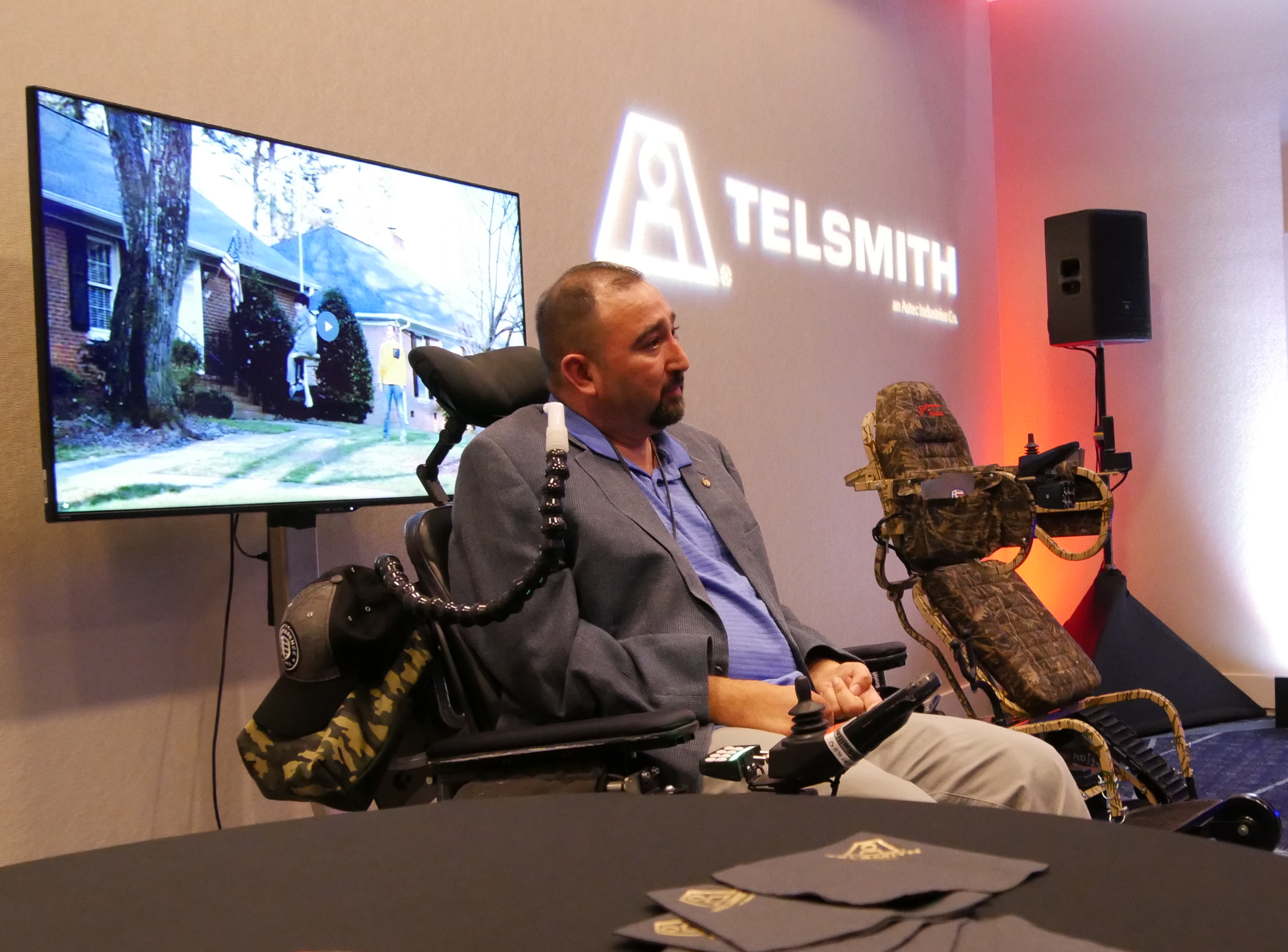 Telsmith donates Action Trackchair to US veteran