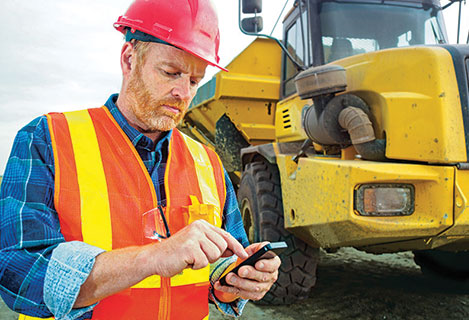 Sending safety messages with smartphones