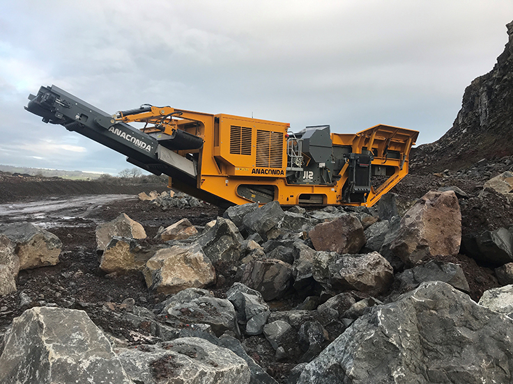 Anaconda introduces jaw, impact crushing plants