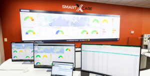 Smart X-Care is supported by a new machine monitoring center located at the Doosan Infracore North America headquarters in Suwanee, Georgia. Photo: Doosan