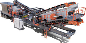 Superior Industries’ new portable Sentry HSI closed-circuit plant will be shown at ConExpo-Con/Agg 2023. Photo: Superior Industries