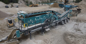 Powerscreen debuted the Gladiator MT1150SR in 2020. Photo: Powerscreen