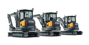 Hyundai Construction Equipment Americas will introduce three compact excavator models at ConExpo-Con/Agg. Photo: Hyundai