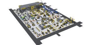 Nine electric or hybrid electric John Deere and Wirtgen Group machines will be part of the combined display the companies organize at ConExpo-Con/Agg. Photo: John Deere