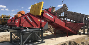 The UltraDry from McLanahan Corp. is a modular, skid-mounted dewatering screen. Photo: McLanahan Corp.
