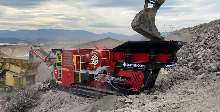 Screencore debuts tracked jaw crusher